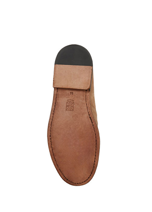 Bej Erkek Deri Loafer - Görsel 6