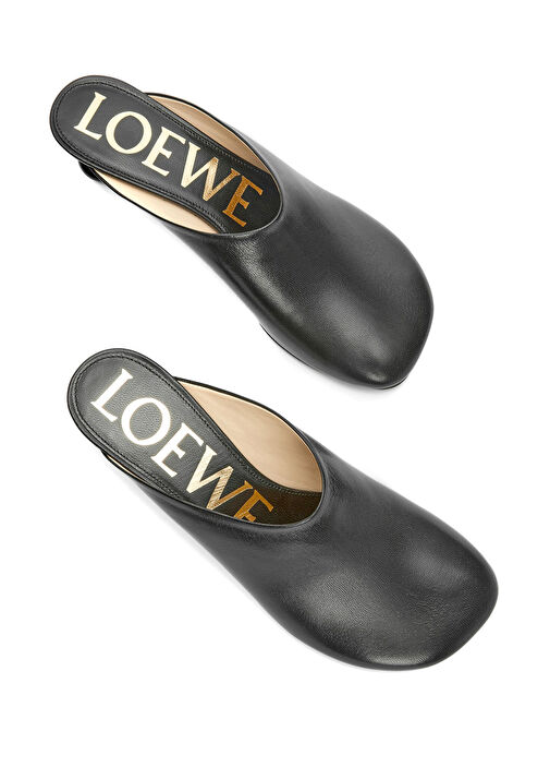 Toy Siyah Kadın Deri Terlik - Görsel 4