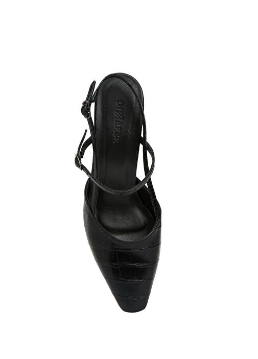 Siyah Topuklu Ayakkabı - Görsel 5
