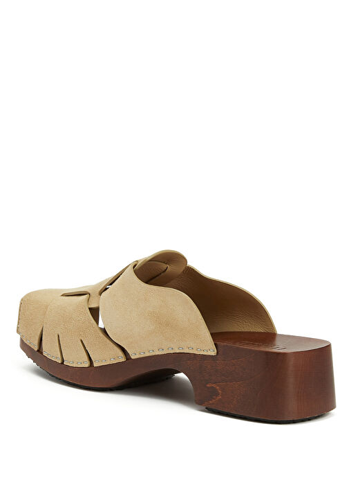 Licia Bej Kadın Deri Terlik - Görsel 4