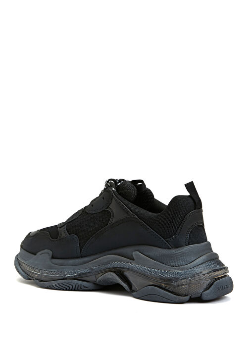 Triple S Siyah Erkek Sneaker - Görsel 4