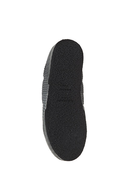 Siyah Erkek Deri Sneaker - Görsel 5