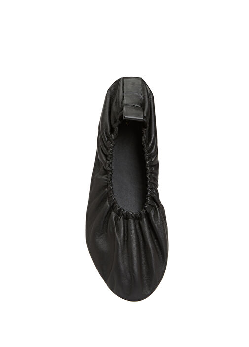 Siyah Kadın Deri Babet - Görsel 5