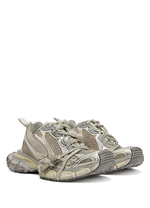 3XL Ekru Kadın Sneaker - Görsel 2