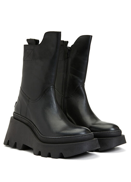 Divarese Divarese Siyah Kadın Deri Bot | Beymen Siyah - 4. görsel
