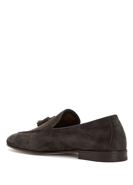 Brunello Cucinelli Kahverengi Brunello Cucinelli Süet Erkek Loafer