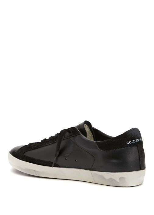 SStar Siyah Erkek Deri Sneaker - Görsel 4