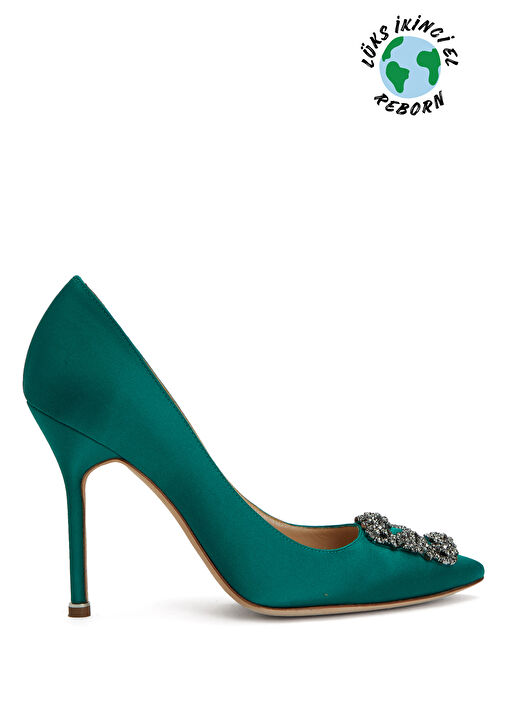 Beymen Reborn Beymen Reborn Yeşil Manolo Blahnik Topuklu Ayakkabı Beymen'de! Yeşil - 2. görsel