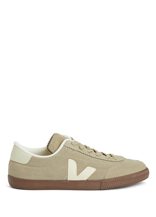 Panenka Bej Beyaz Kadın Süet Sneaker - Görsel 2