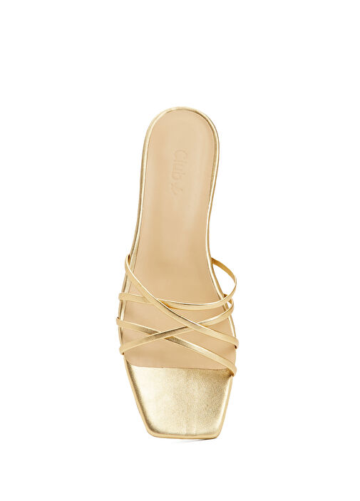 Gold Kadın Deri Terlik - Görsel 11