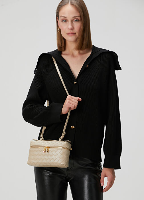 Bottega Veneta - Bang Bang Vanity Ecru Women's Leather Bag