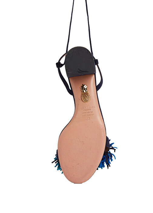 Beymen Reborn Lacivert Beymen Reborn Aquazzura Topuklu Sandalet
