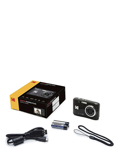 Kodak - FZ45 Friendly Zoom 4x Siyah Dijital Fotoğraf Makinesi - Siyah