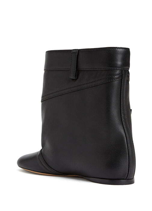 Siyah Kadın Deri Bot - Görsel 4