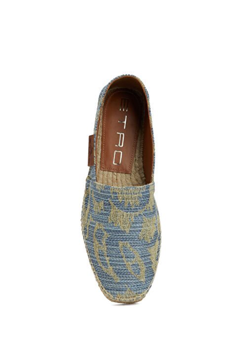Bej Şal Desenli Erkek Espadril - Görsel 5