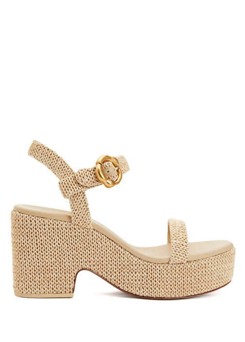 Clara Naturel Platformlu Kadın Sandalet - Görsel 2