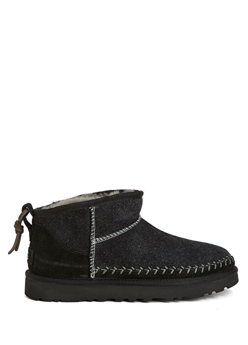 Classic Ultra Mini Biarritz Siyah Çocuk Deri Bot - Görsel 2
