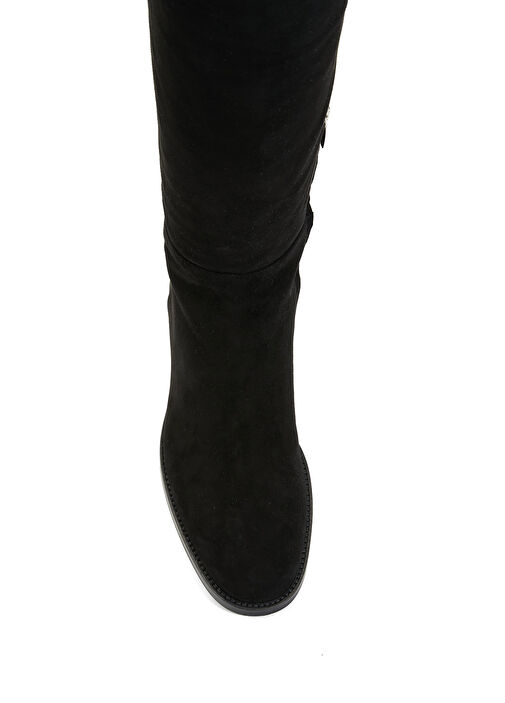 Siyah Kadın Deri Çizme - Görsel 5