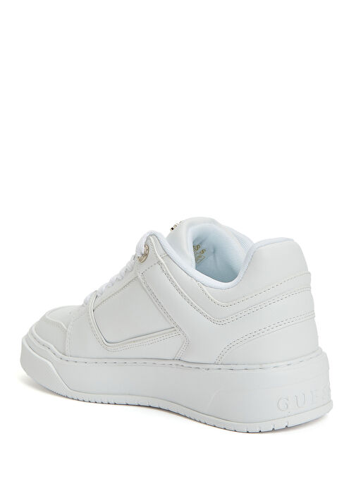 Delove Beyaz Kadın Sneaker - Görsel 4