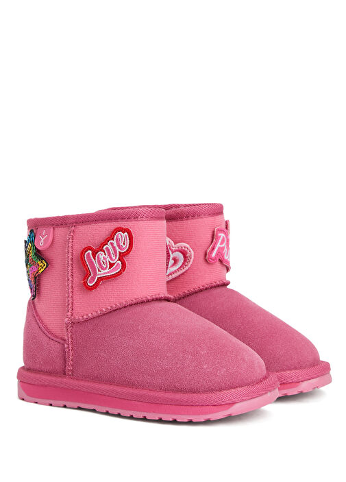 Wallaby Mini Play Pembe Çocuk Süet Bot - Görsel 3