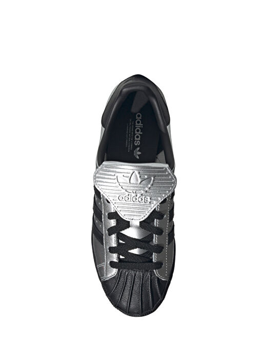 Superstar 82 Gri Siyah Kadın Sneaker - Görsel 4