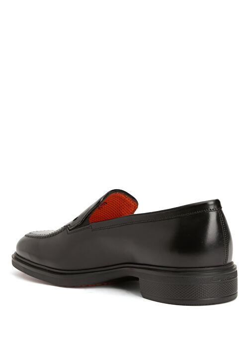 Siyah Erkek Deri Loafer - Görsel 4