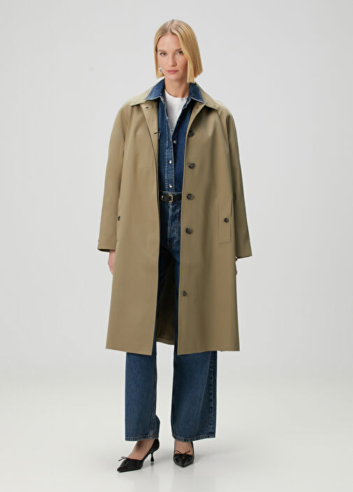 Anine Bing - Randy Oversized Khaki Trench Coat