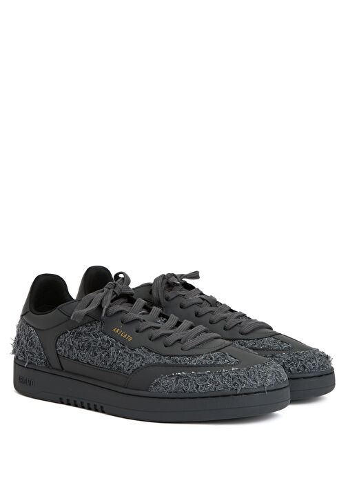 Siyah Erkek Deri Sneaker - Görsel 3