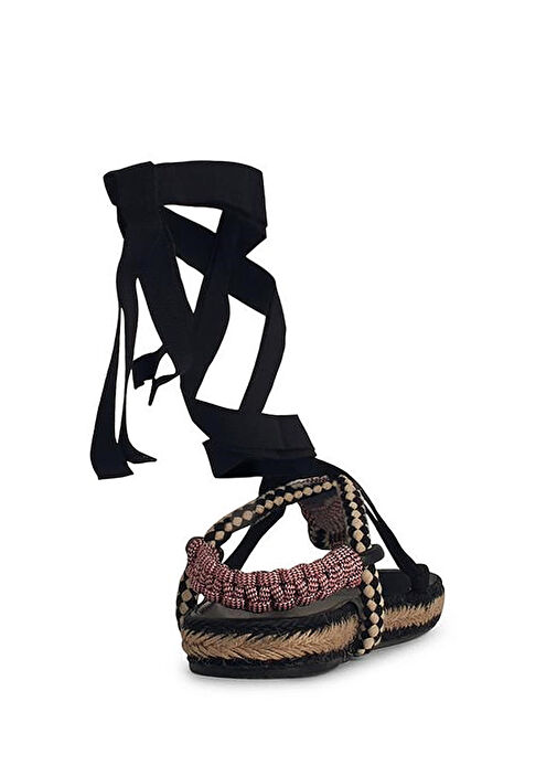 Gypsa Siyah Kadın Sandalet - Görsel 3