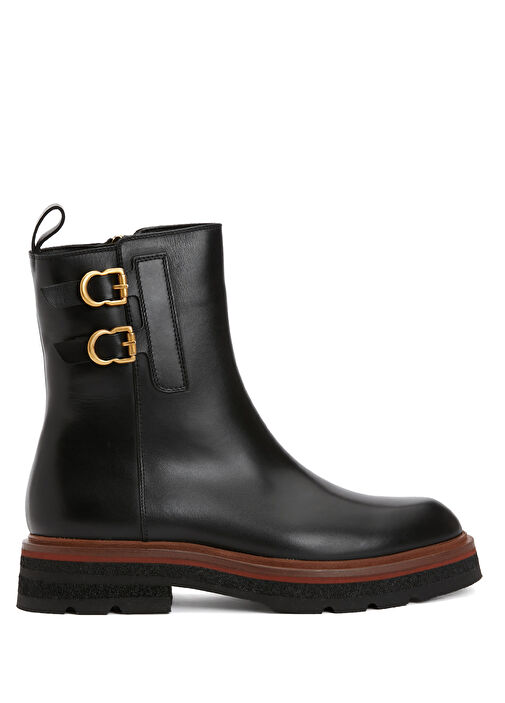 Siyah Kadın Deri Bot - Görsel 2