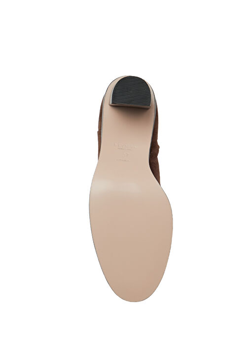 Kahverengi Kadın Deri Bot - Görsel 6