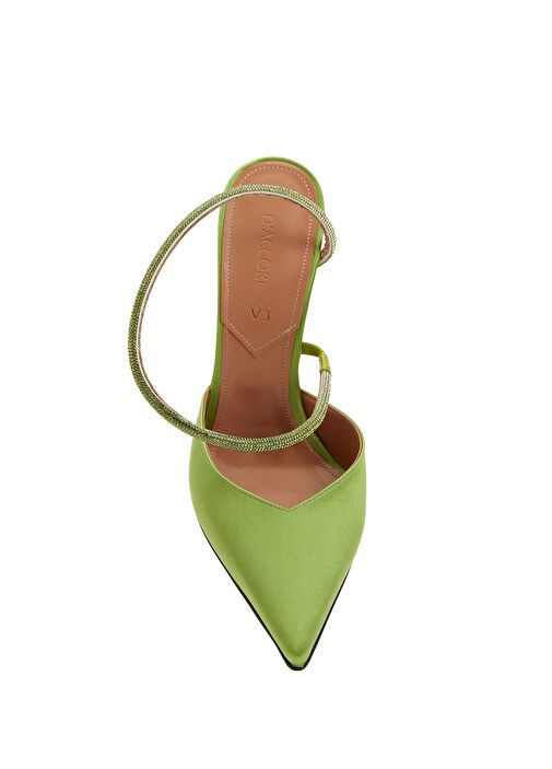 Saturn Yeşil Topuklu Ayakkabı - Görsel 5