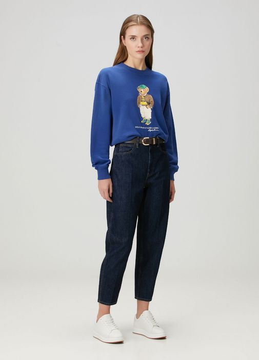 Polo Ralph Lauren Mavi Kadın Polo Bear Mavi Sweatshirt 1786582