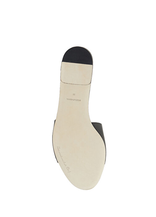 Siyah Kadın Deri Terlik - Görsel 6