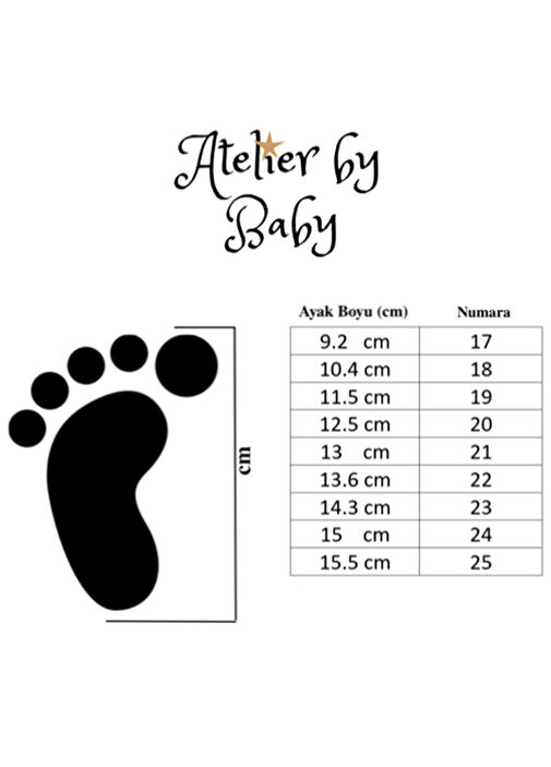 Lacivert Unisex Bebek Deri Ayakkabı - Görsel 8