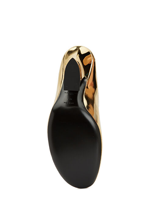 Sculpted Gold Kadın Deri Terlik - Görsel 6