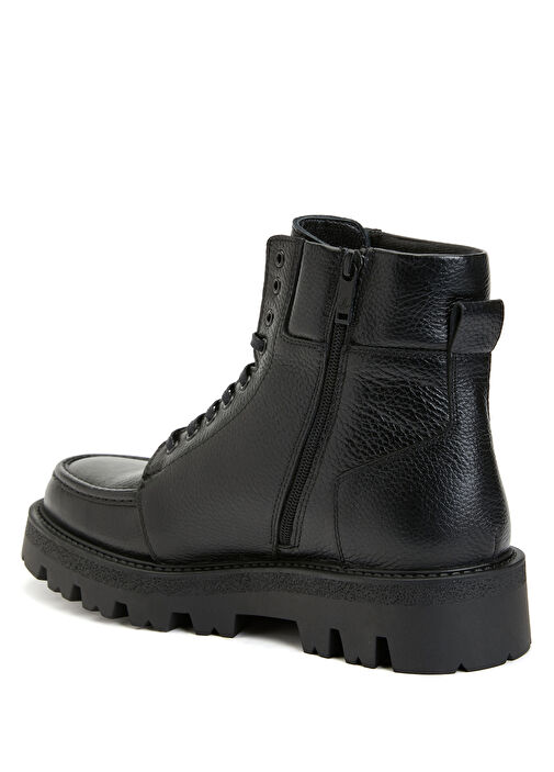 Siyah Erkek Deri Bot - Görsel 4