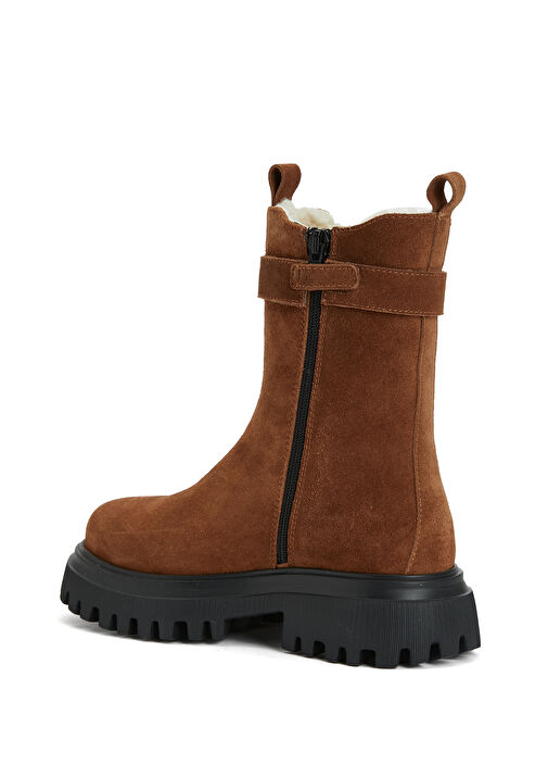 Camel Kız Çocuk Deri Bot - Görsel 4