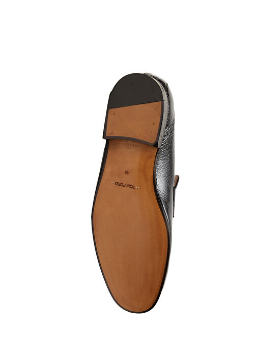 Gigi Siyah Erkek Deri Loafer - Görsel 6