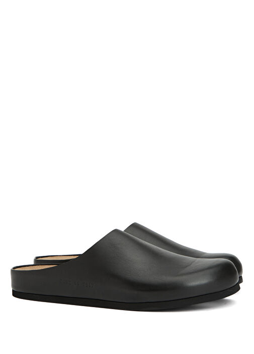 Siyah Erkek Deri Terlik - Görsel 3