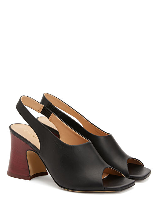Janis Siyah Kadın Deri Sandalet - Görsel 3