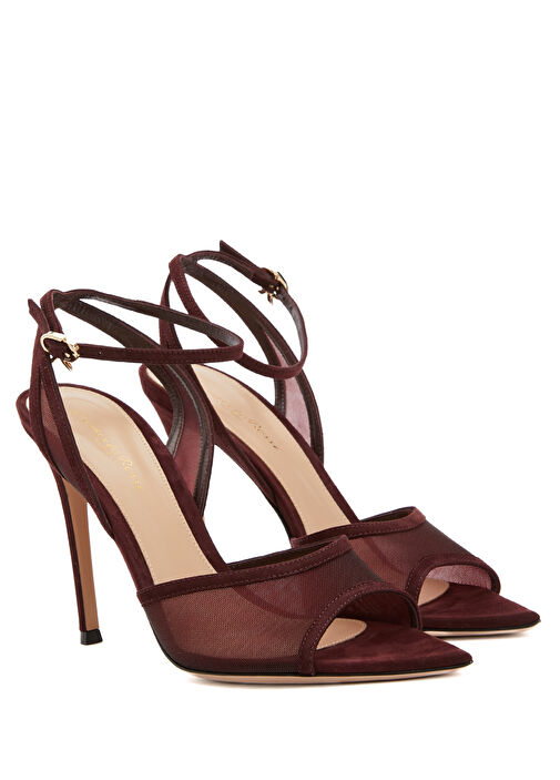 Sienna Kahverengi Kadın İpek Sandalet - Görsel 3