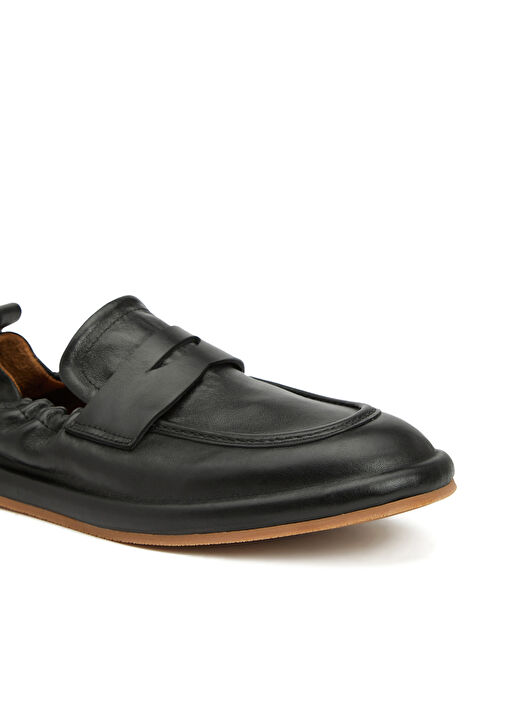 Siyah Erkek Deri Loafer - Görsel 7