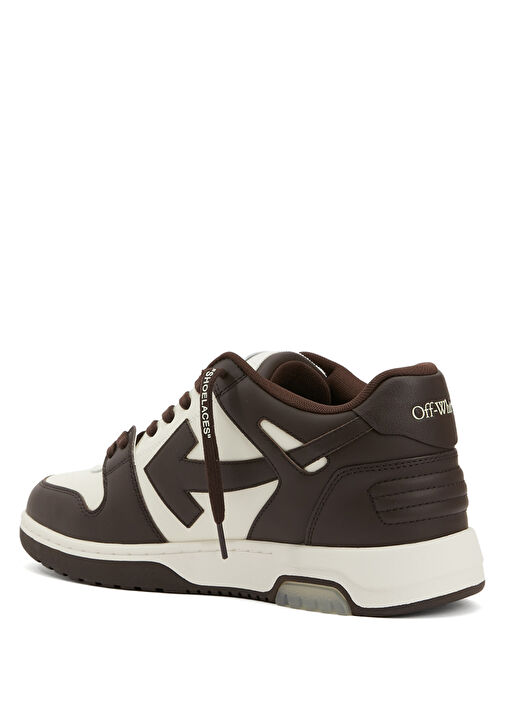 Out Of Office Kahve Beyaz Erkek Deri Sneaker - Görsel 4