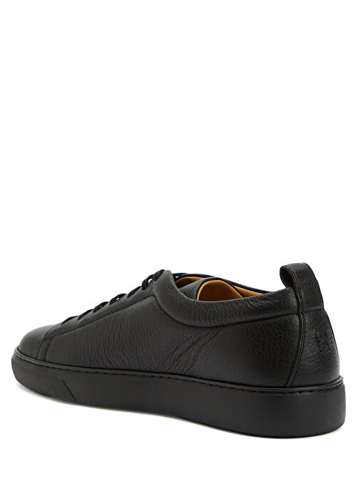 Lacivert Erkek Deri Sneaker - Görsel 4