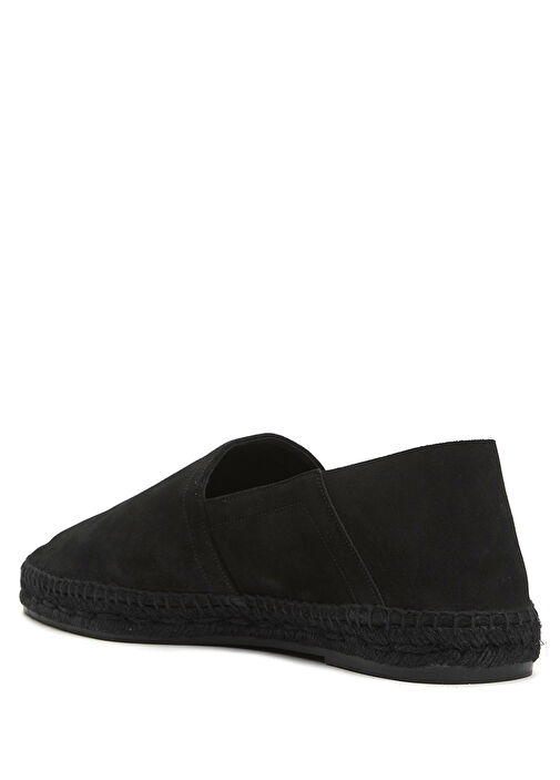 Siyah Erkek Deri Espadril - Görsel 8