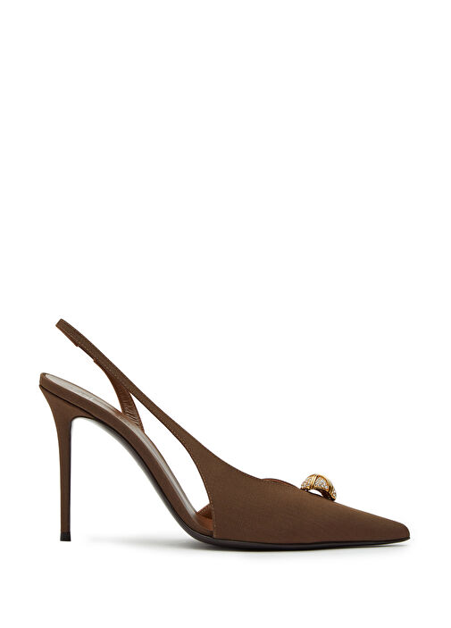 Giuseppe Zanotti Intrigo Kahverengi Topuklu Ayakkabı model görseli