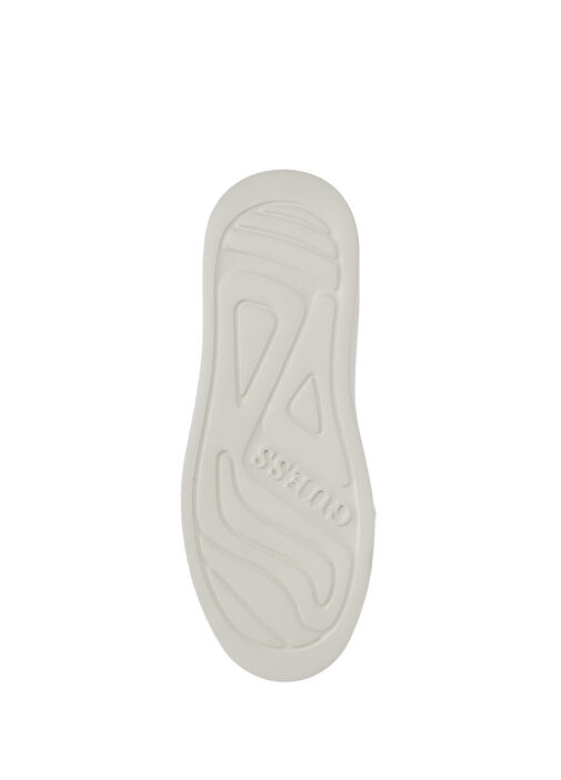 Elbina Siyah Beyaz Kadın Deri Sneaker - Görsel 6