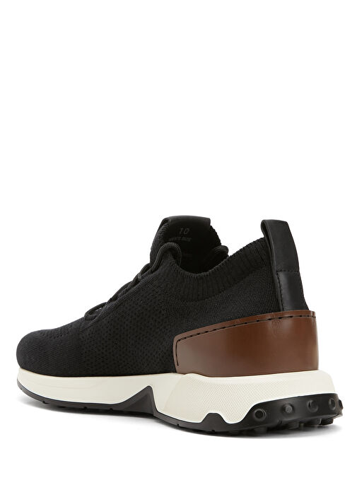 Siyah Erkek Keten Sneaker - Görsel 4