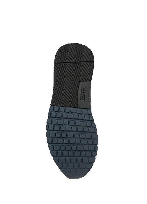 Siyah Erkek Deri Sneaker - Görsel 6